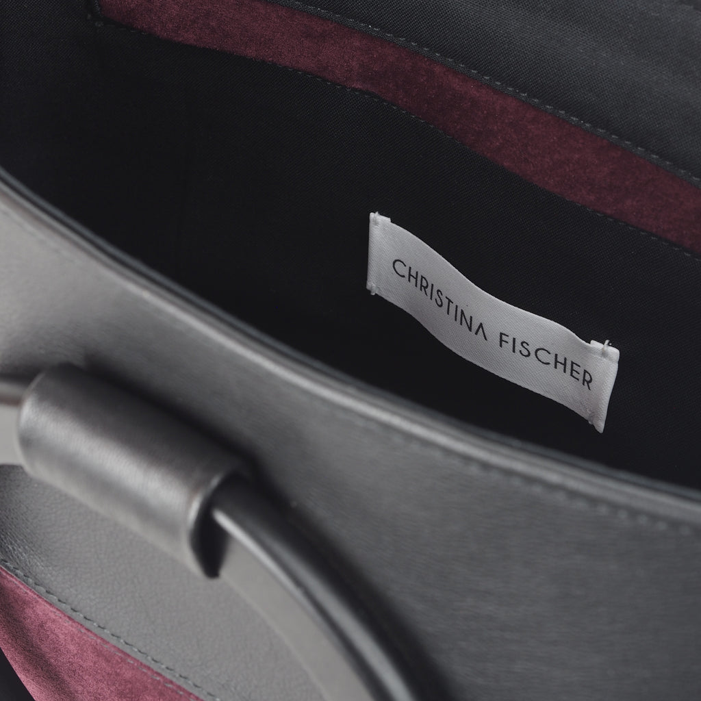 HANDBAG WITH ROUND HANDLES