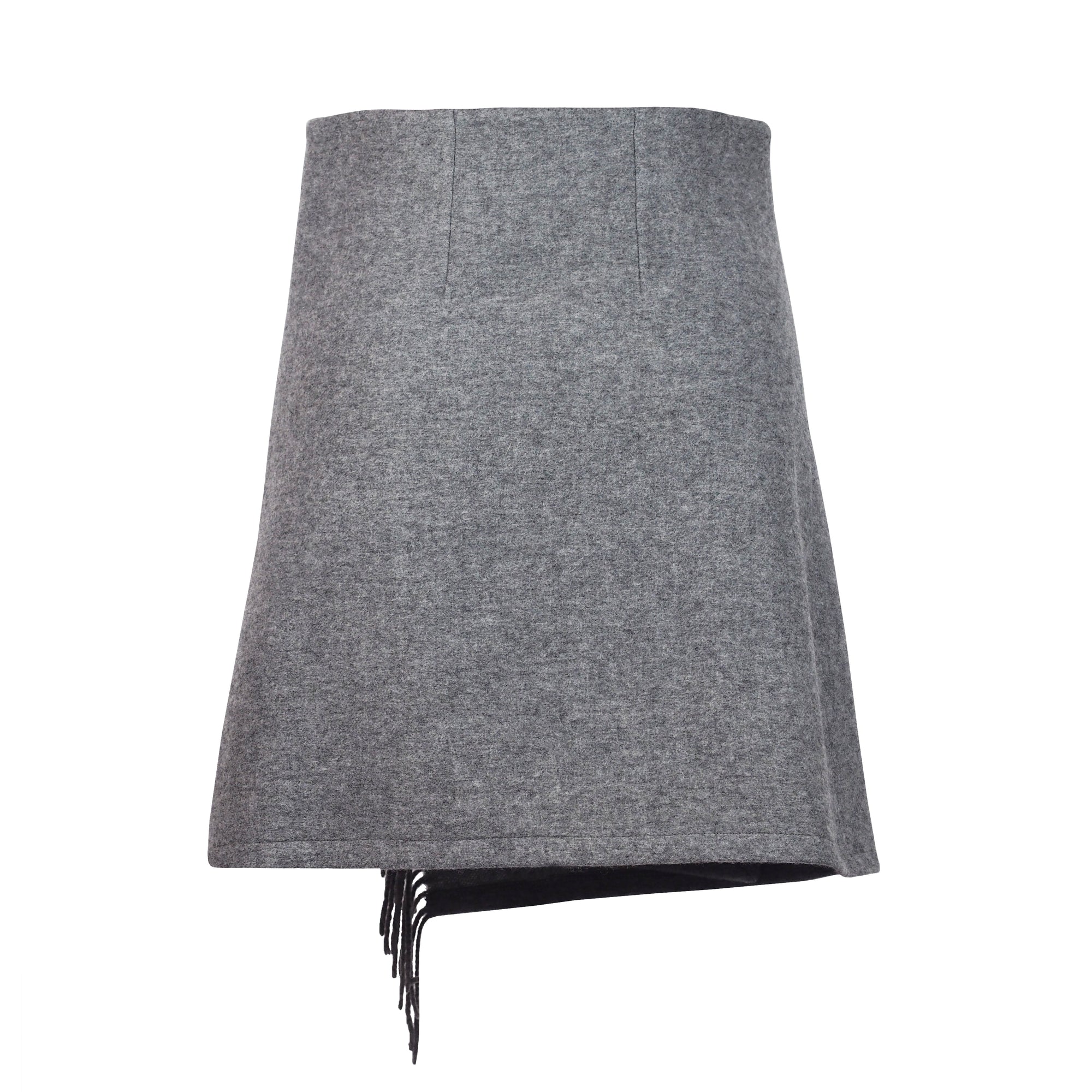 BLANKET MINI WRAP SKIRT
