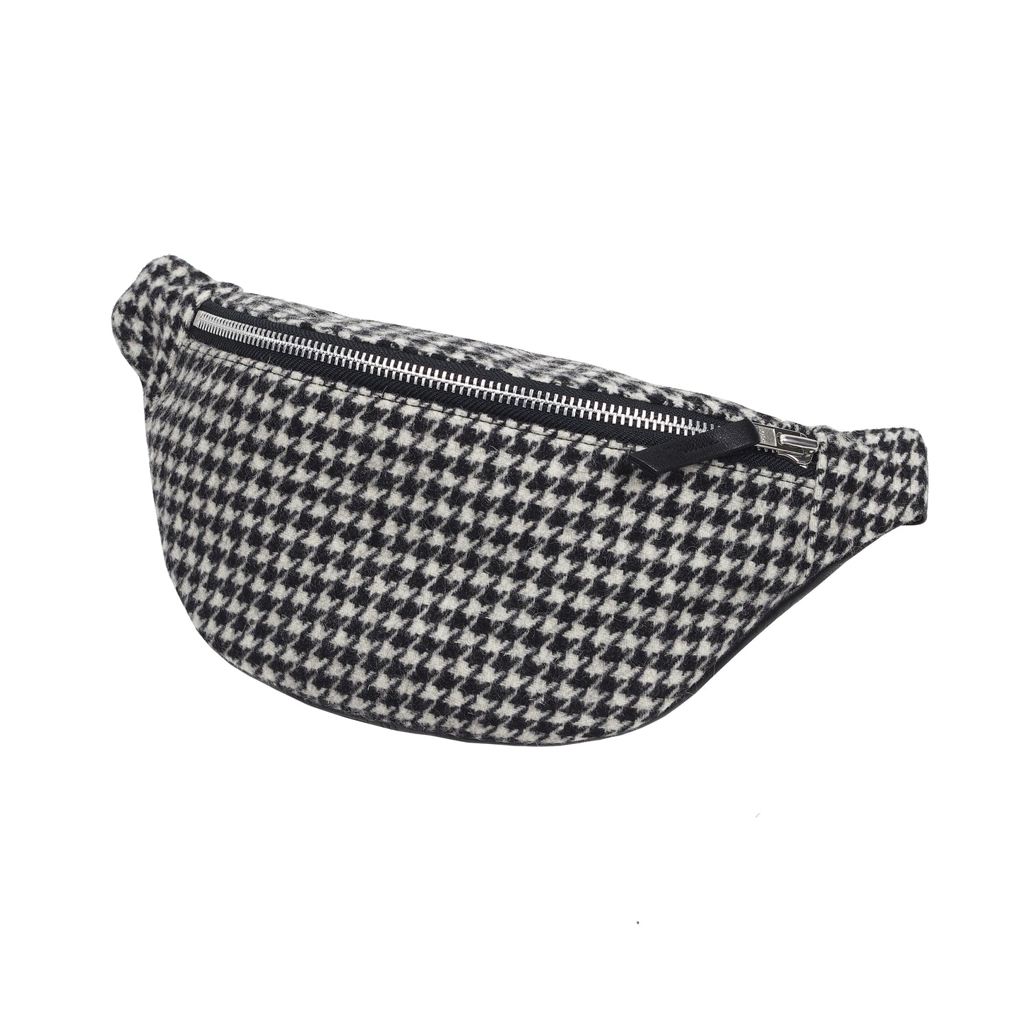 HOUNDSTOOTH TWEED BUM BAG