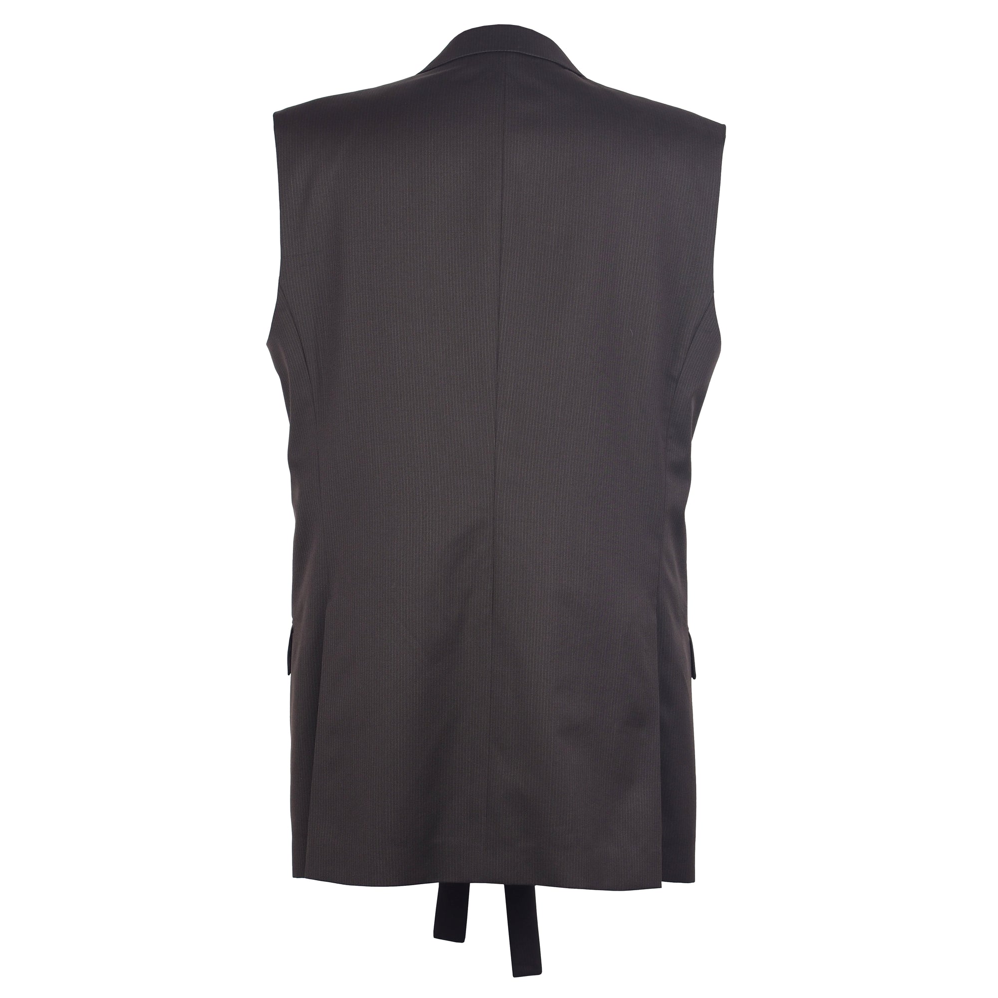 UPCYCLED BROWN WOOL WAISTCOAT