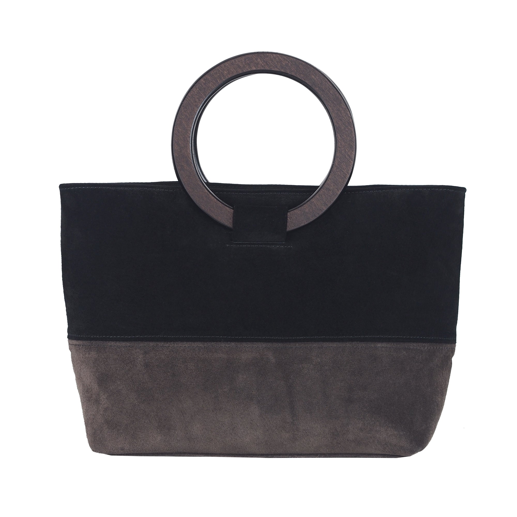 HANDBAG WITH ROUND HANDLES