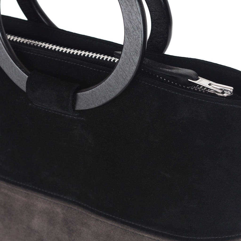 HANDBAG WITH ROUND HANDLES