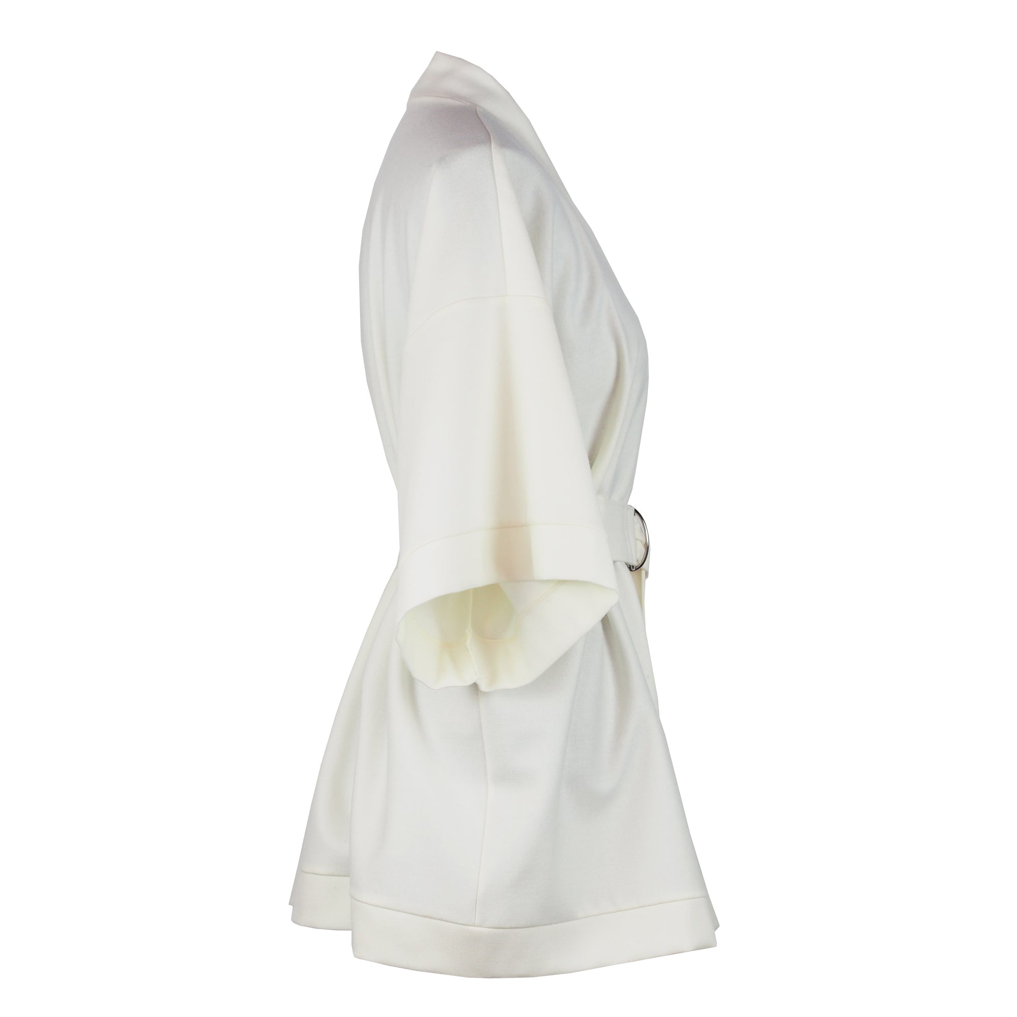 IVORY WOOL KIMONO