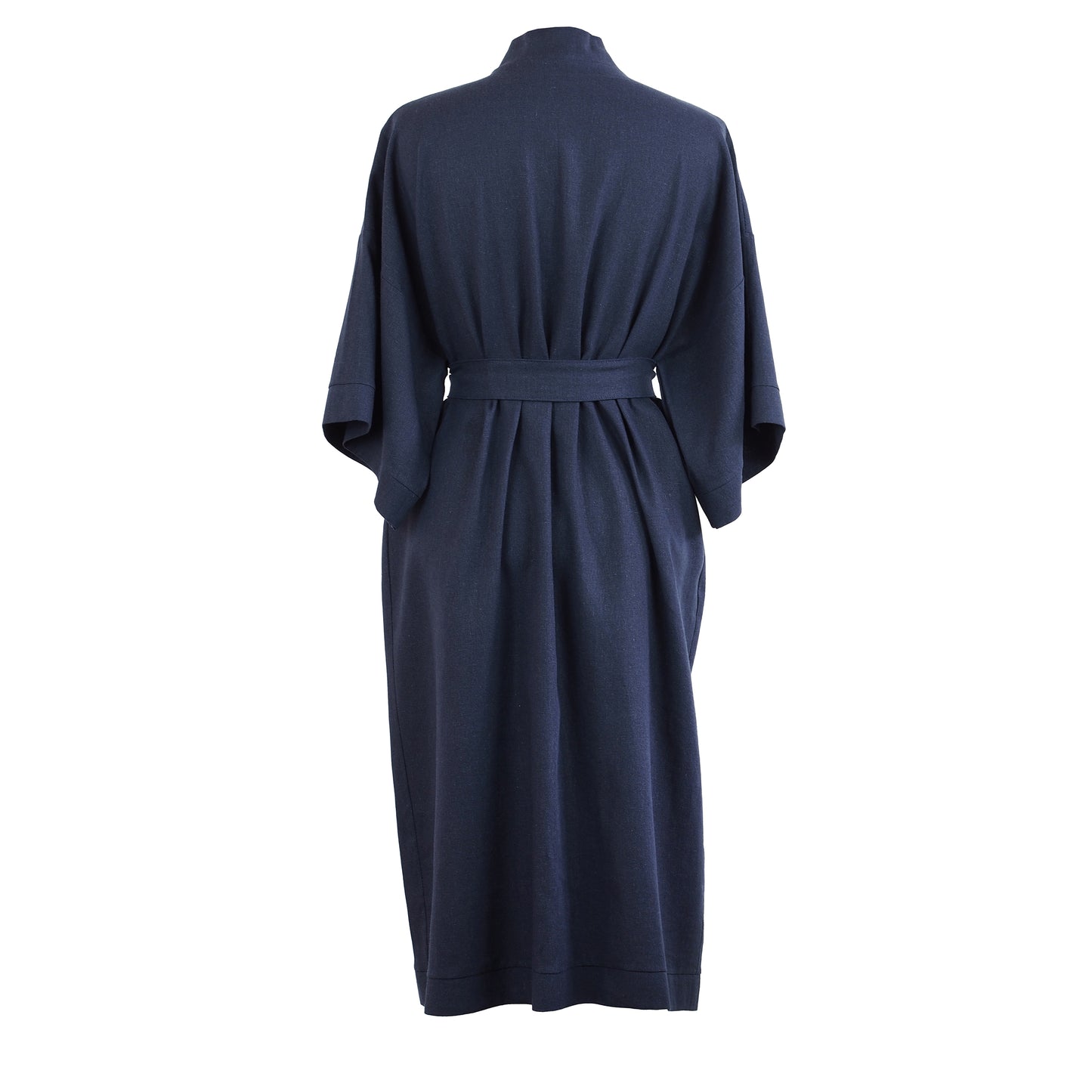 NAVY BLUE LINEN KIMONO