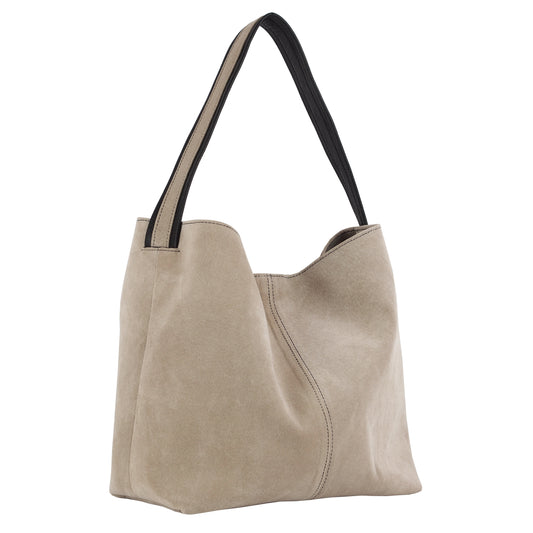 OAT SUEDE TOTE BAG