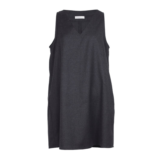 V-NECK A SHAPE MINI SPENCER DRESS
