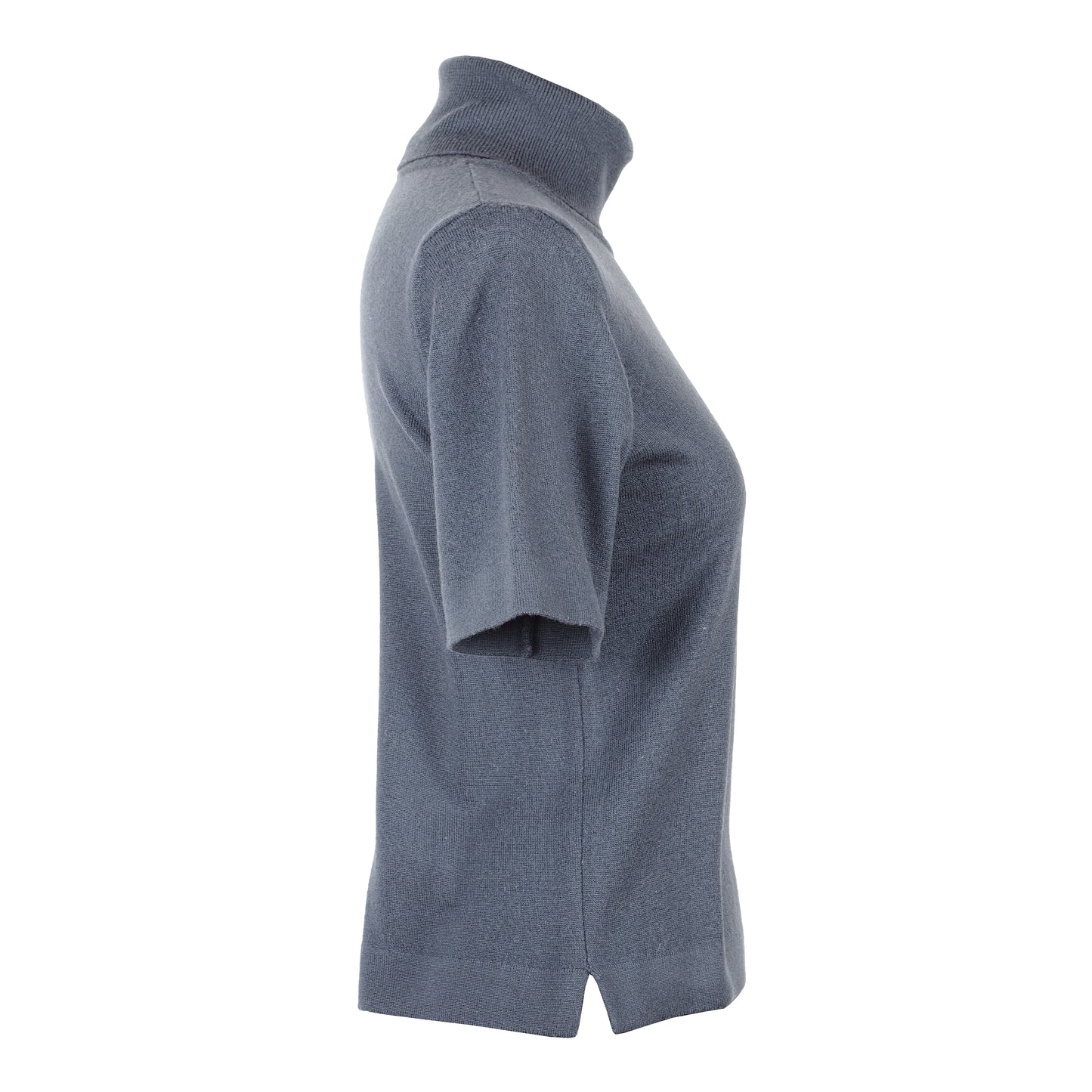HIGH NECK WOOL T-SHIRT