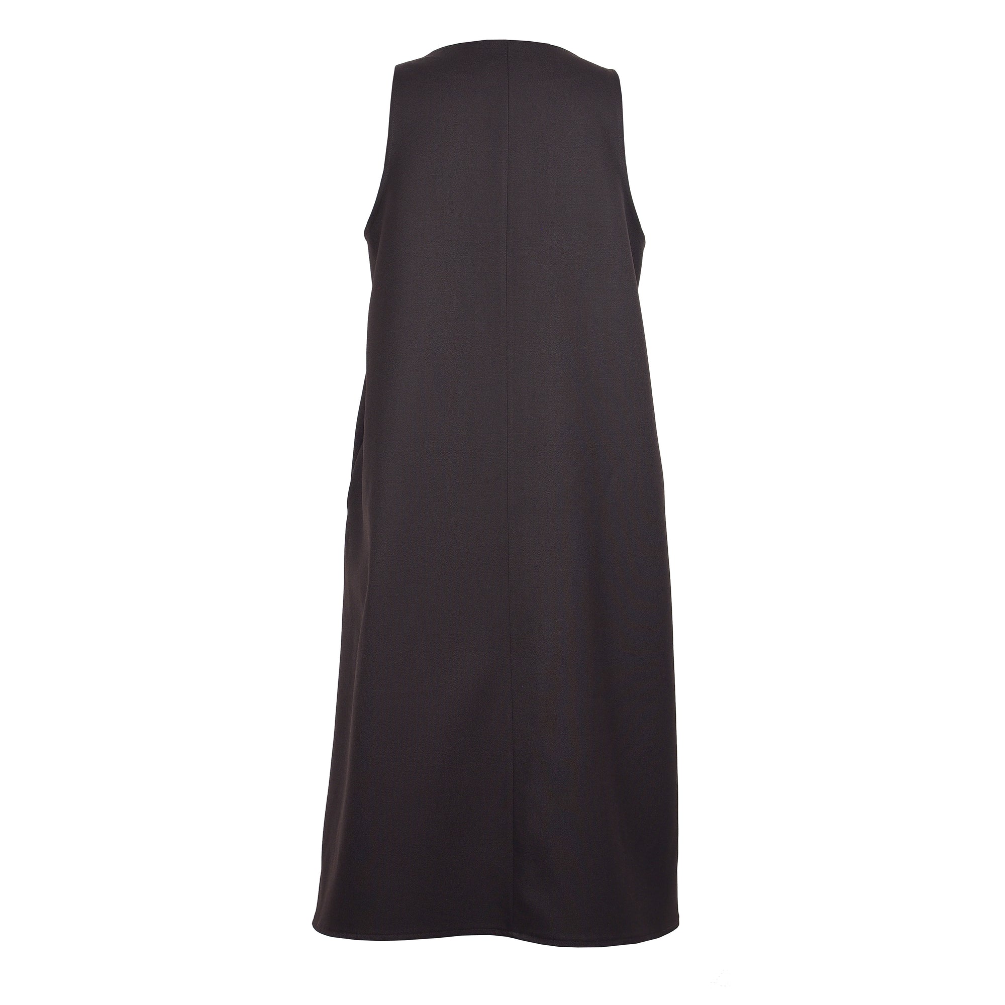 V-NECK A SHAPE MAXI SPENCER DRESS