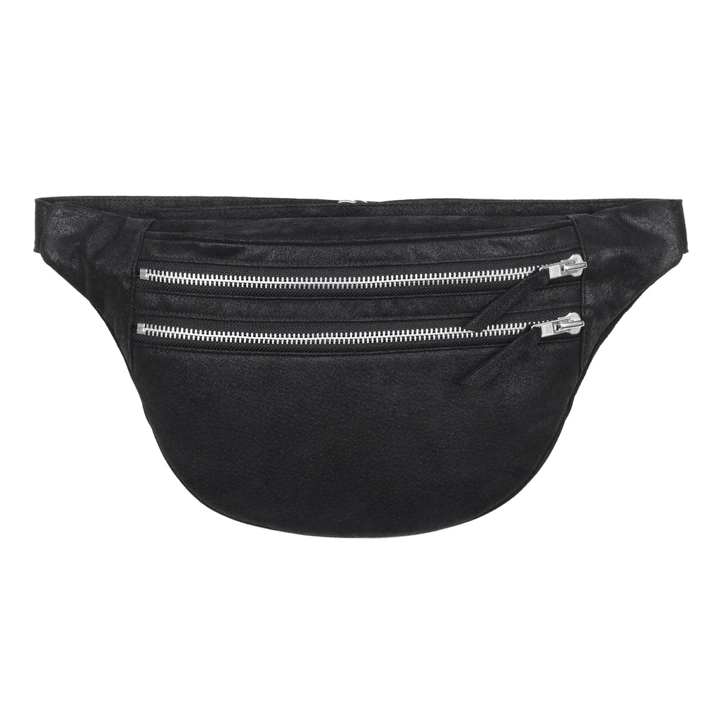 ONE OF A KIND DOUBLE ZIPPER BUM BAG