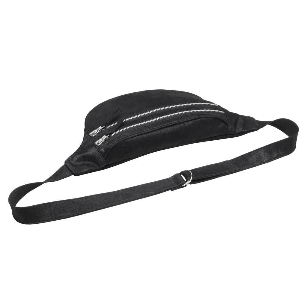 ONE OF A KIND DOUBLE ZIPPER BUM BAG