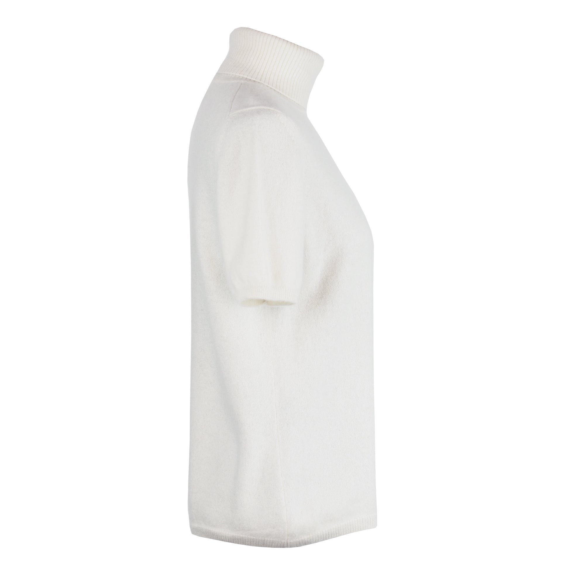 IVORY CASHMERE T-SHIRT