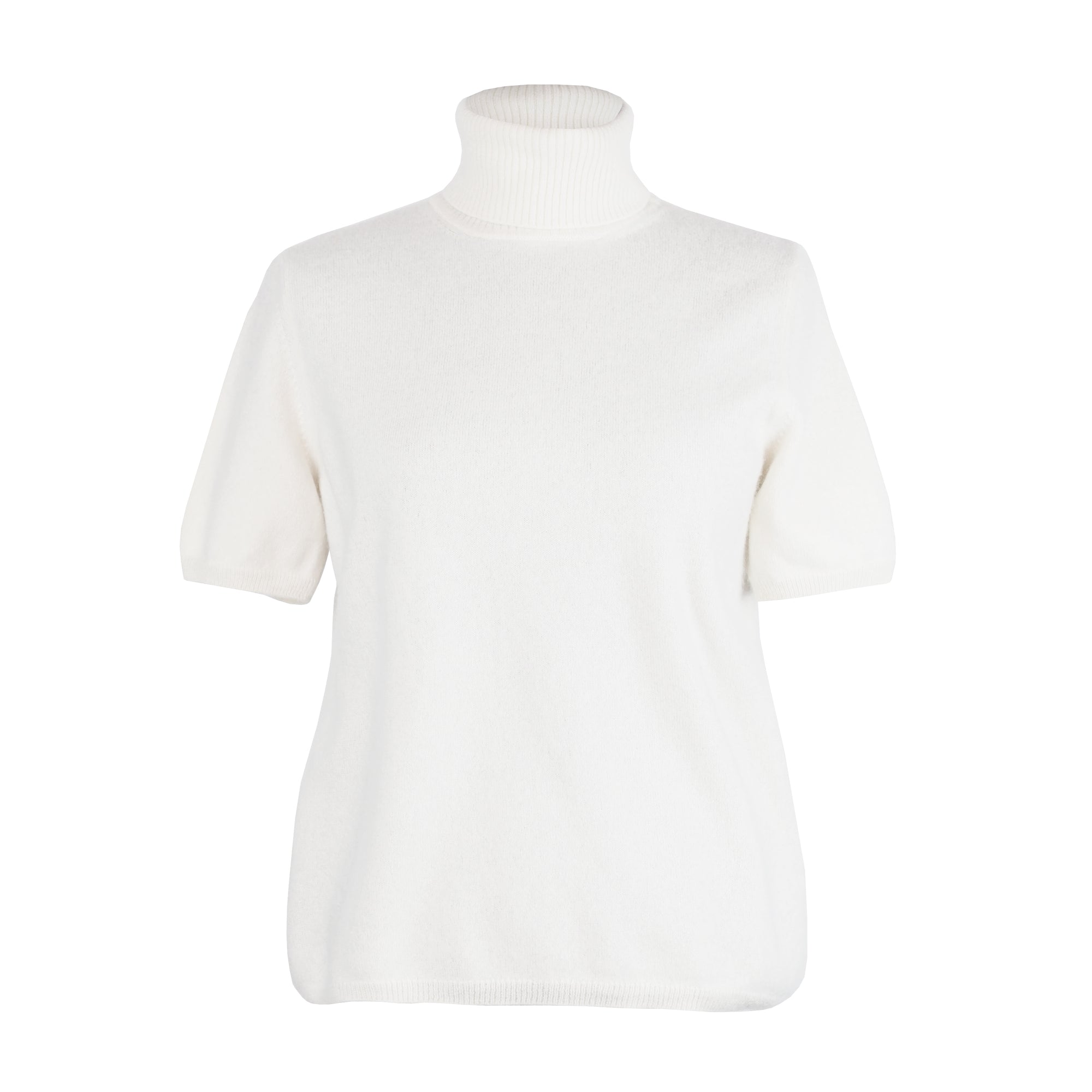IVORY CASHMERE T-SHIRT