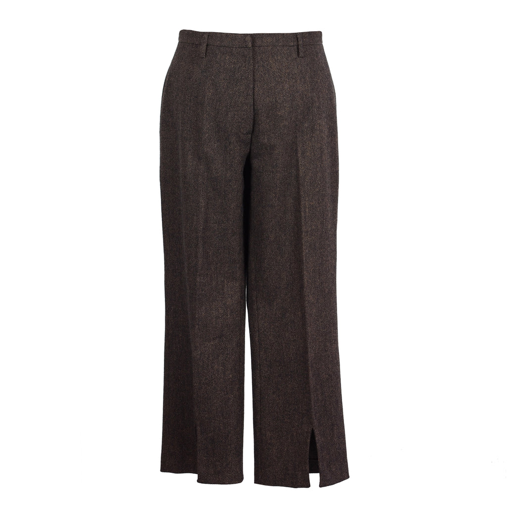 SAND BROWN WOOL PANTS