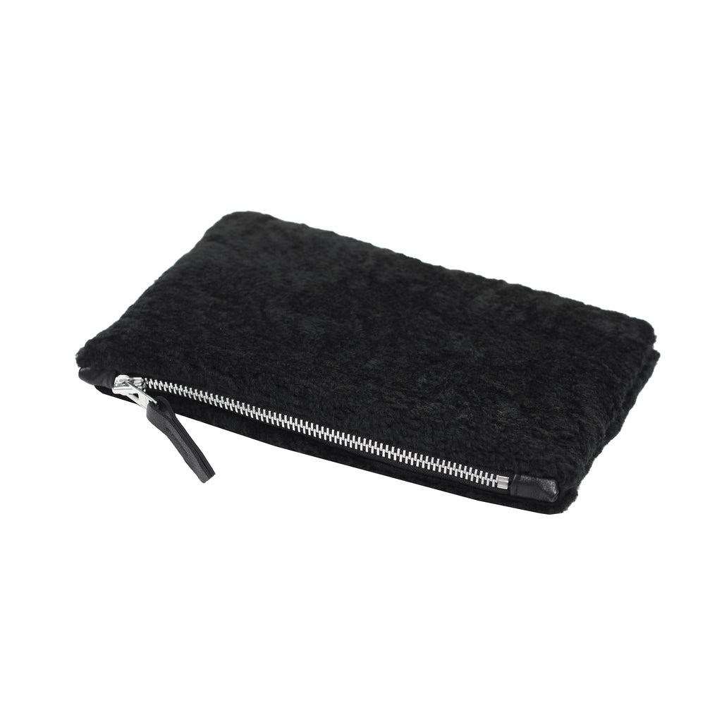 SHEARLING CLUTCH