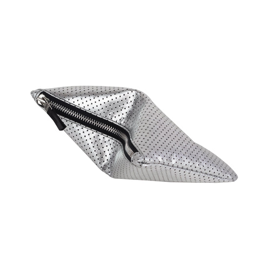 LASER CUT LEATHER CLUTCH