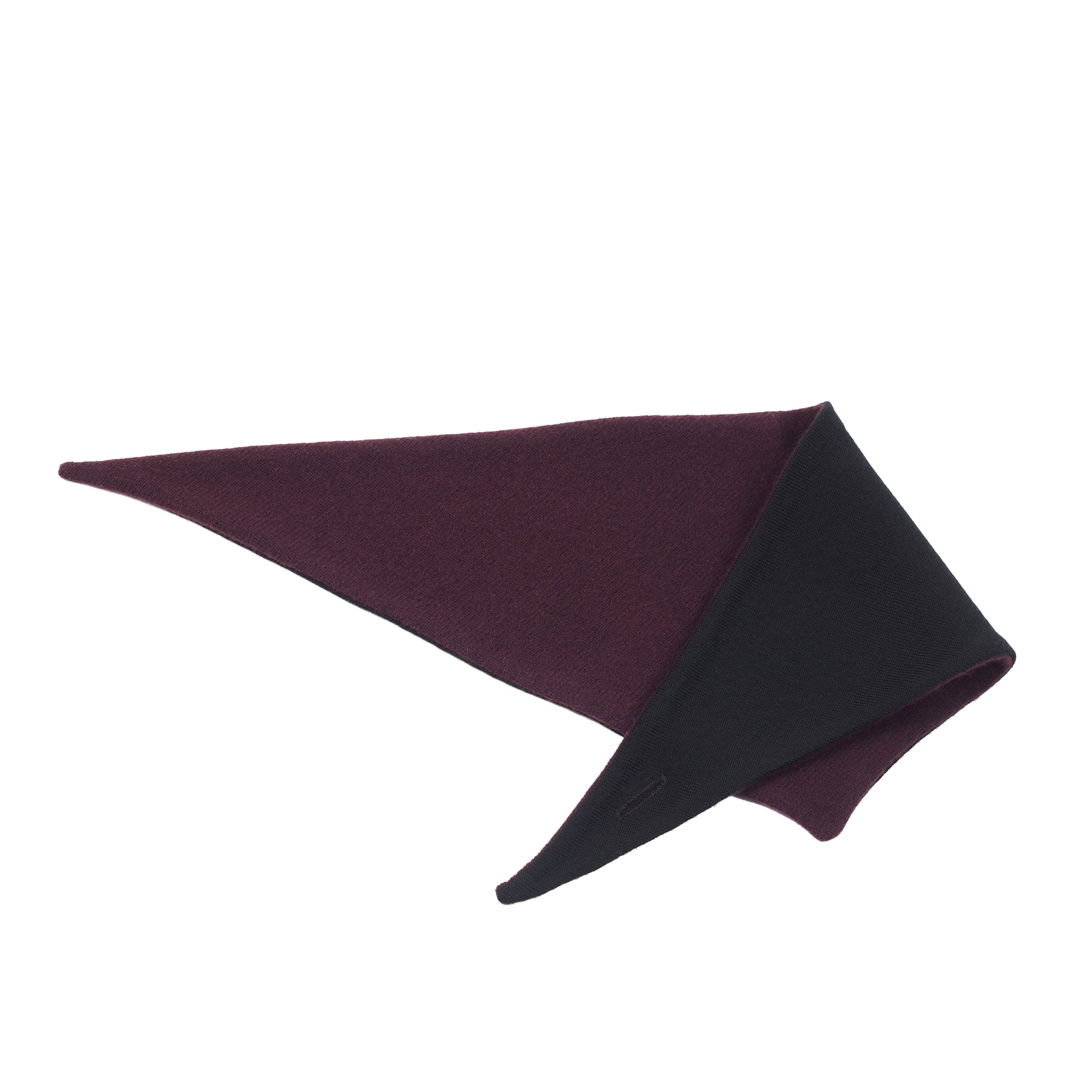 WOOL TRIANGLE BANDANA SCARF