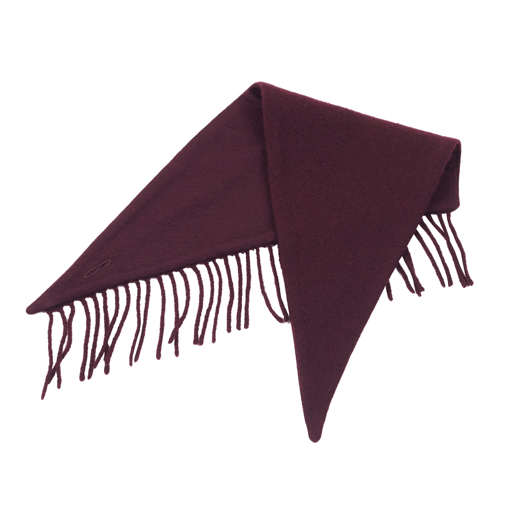 BURGUNDY FRINGE BANDANA