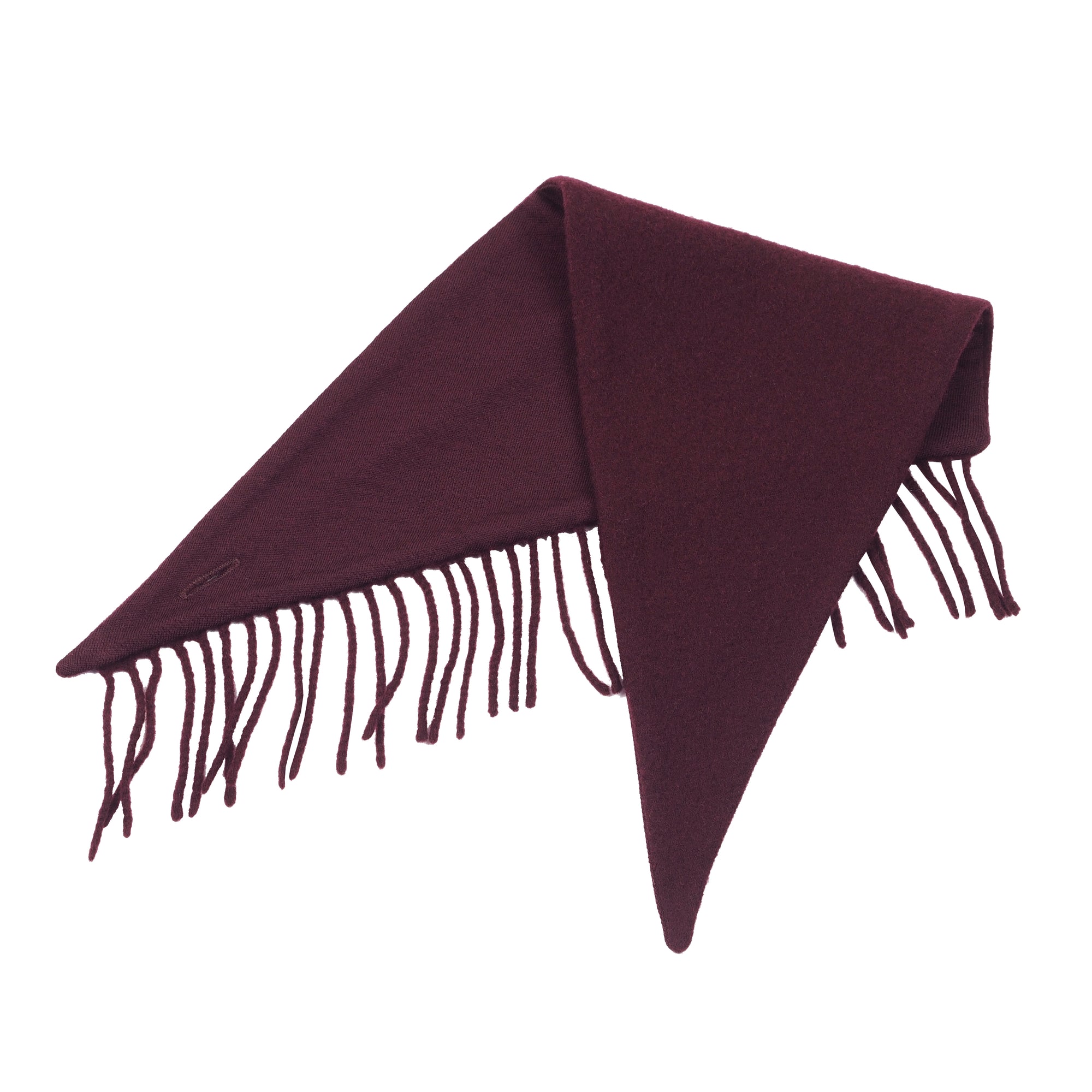 BURGUNDY FRINGE BANDANA