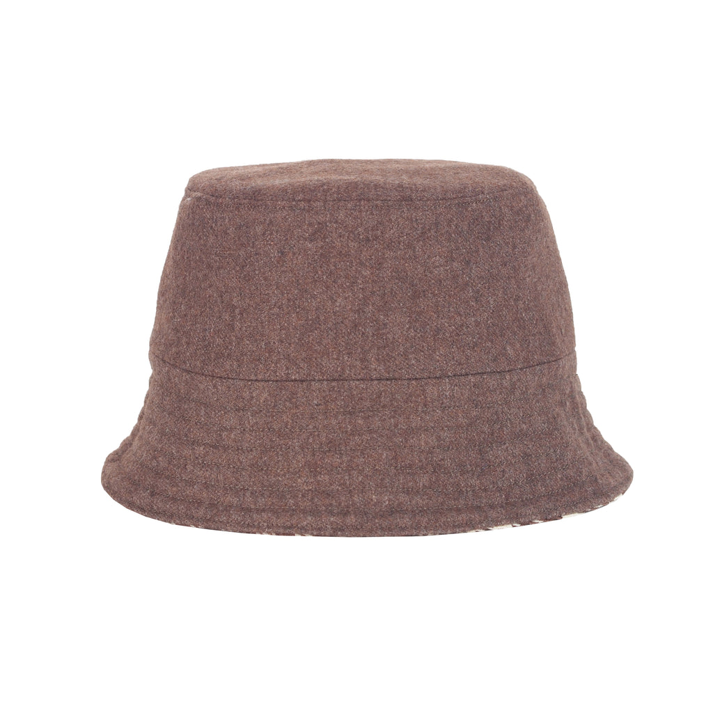 UPCYCLED TWEED BUCKET HAT