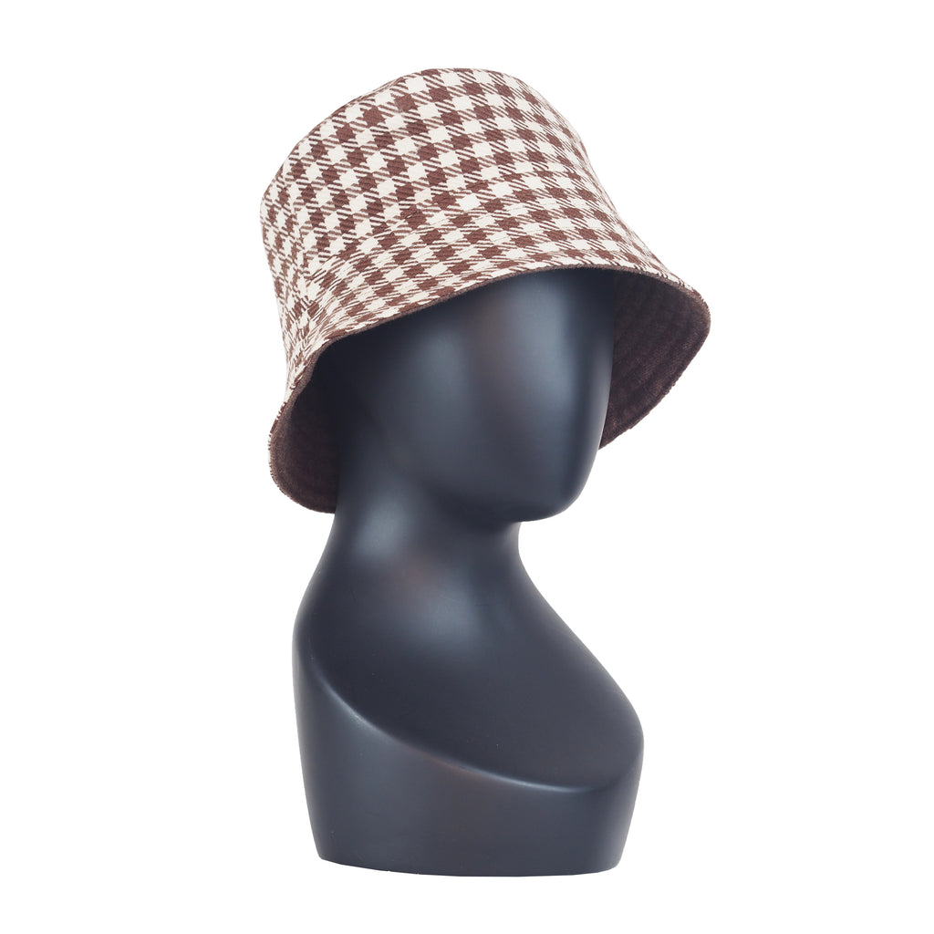 UPCYCLED TWEED BUCKET HAT