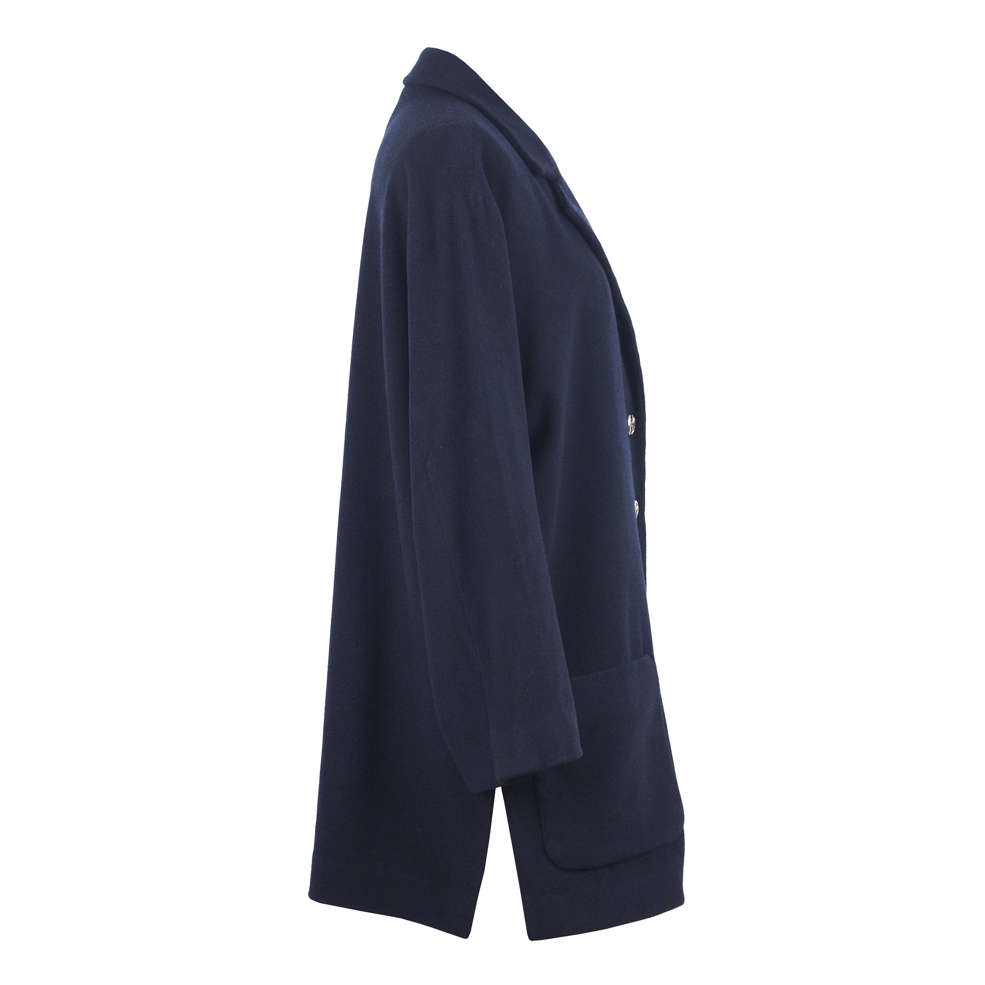 NAVY BLUE WOOL BLAZER