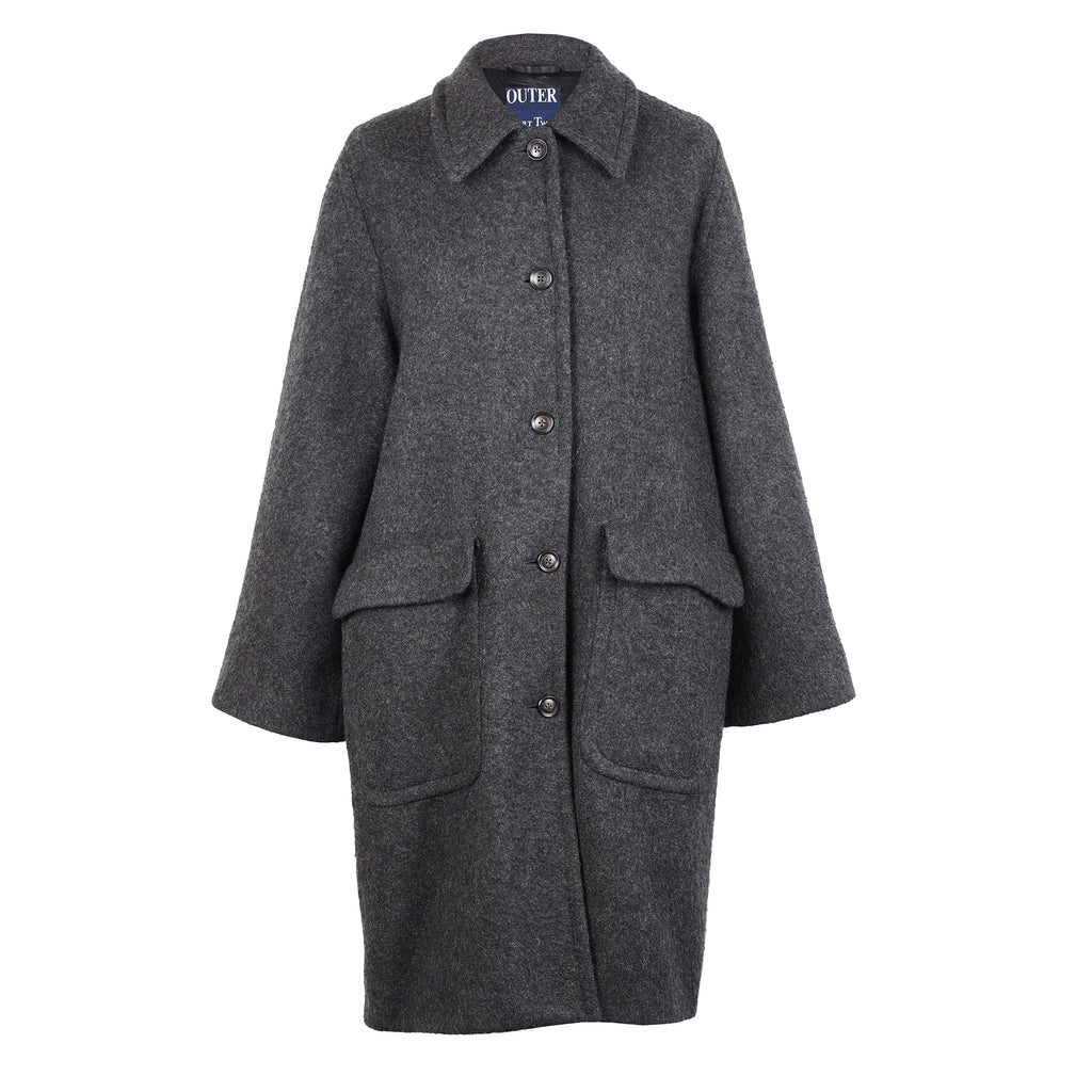 CLASSIC MOHAIR WOOL COAT