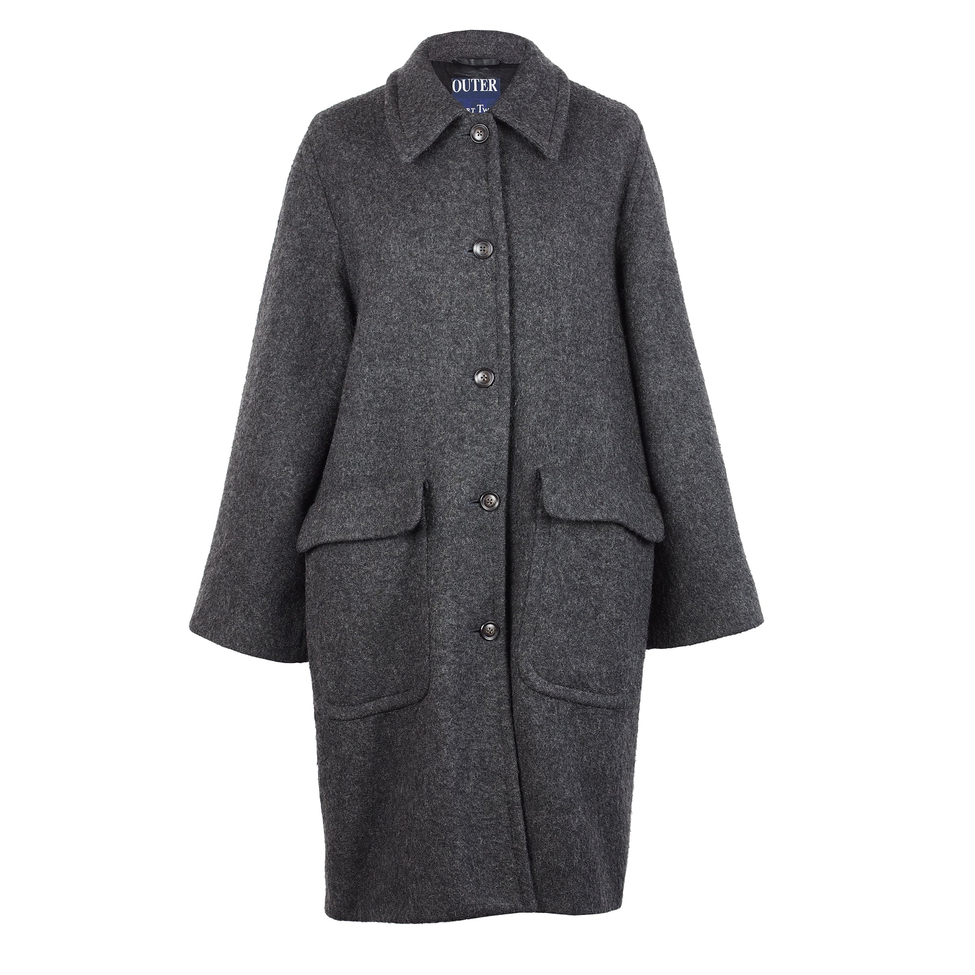 CLASSIC MOHAIR WOOL COAT