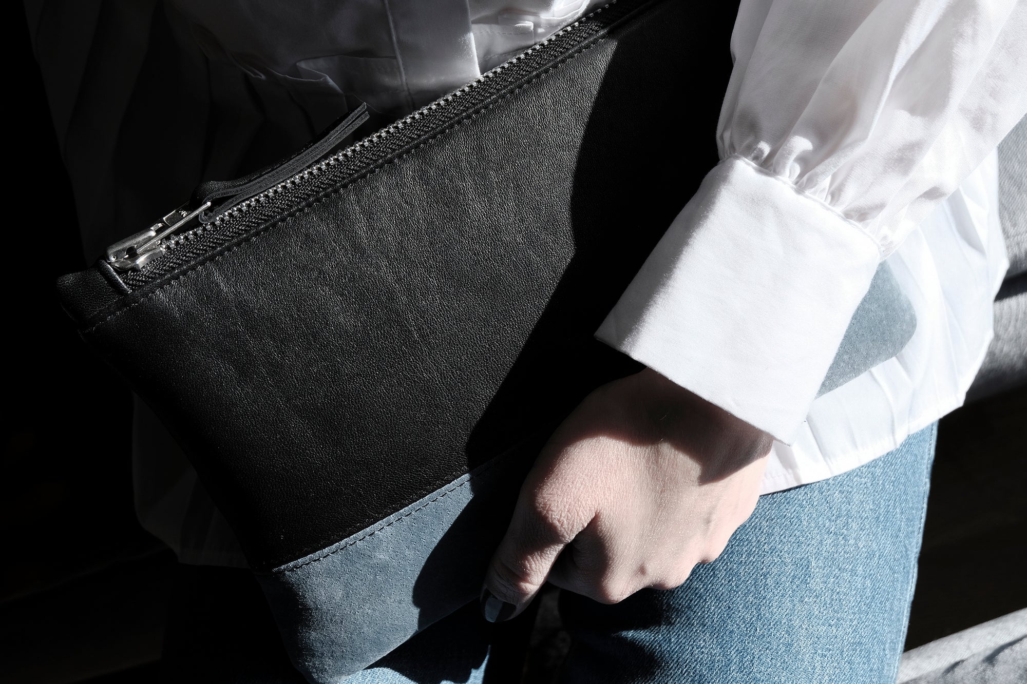 COLOUR BLOCKING CLUTCH - CHRISTINA FISCHER