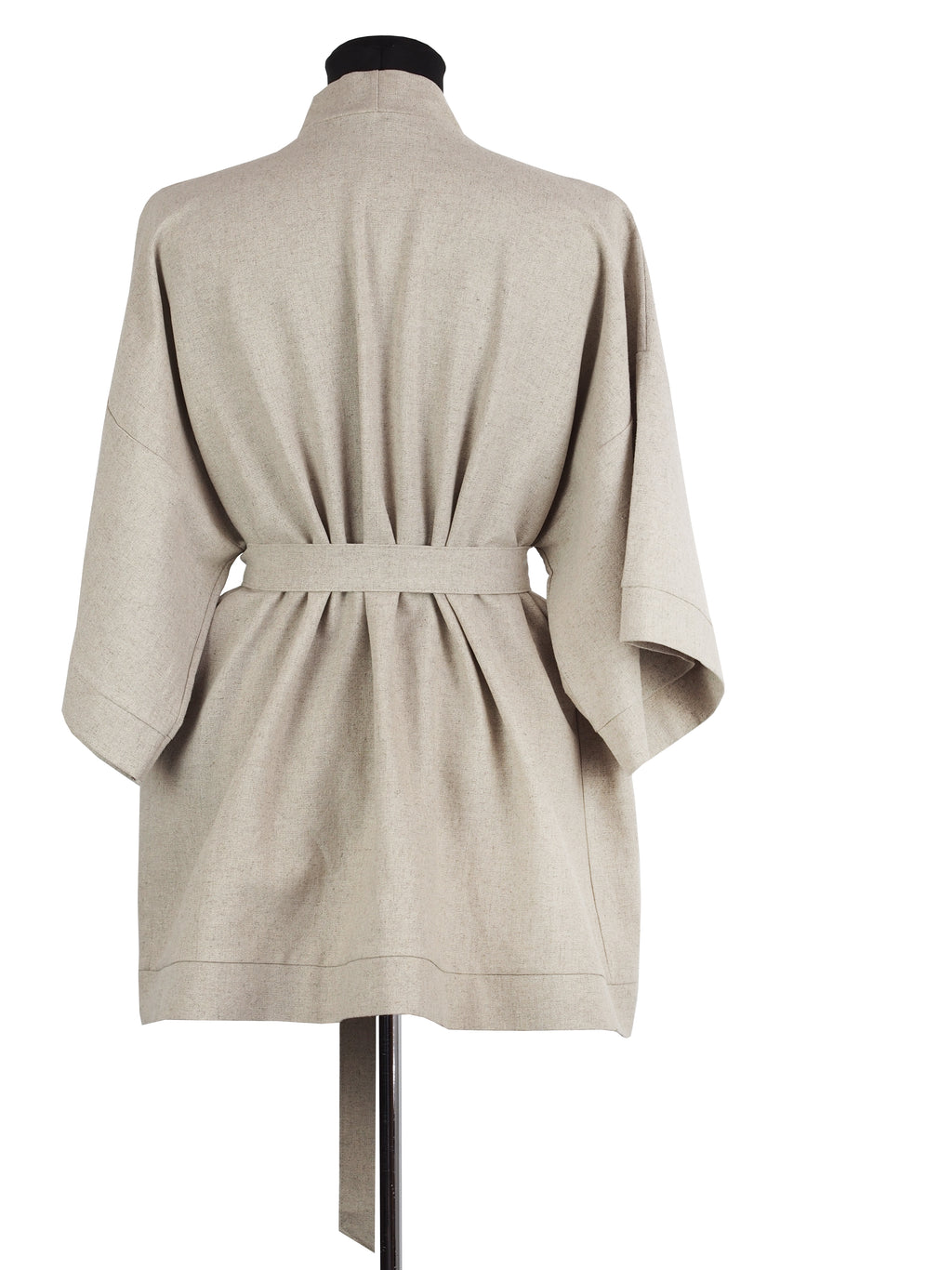 BEIGE LINEN KIMONO - CHRISTINA FISCHER
