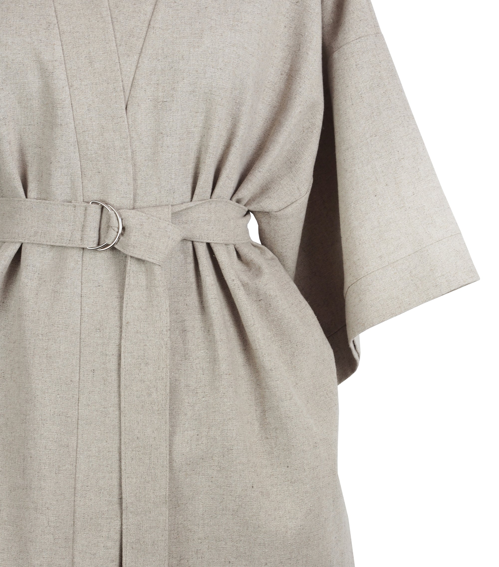 BEIGE LINEN KIMONO - CHRISTINA FISCHER