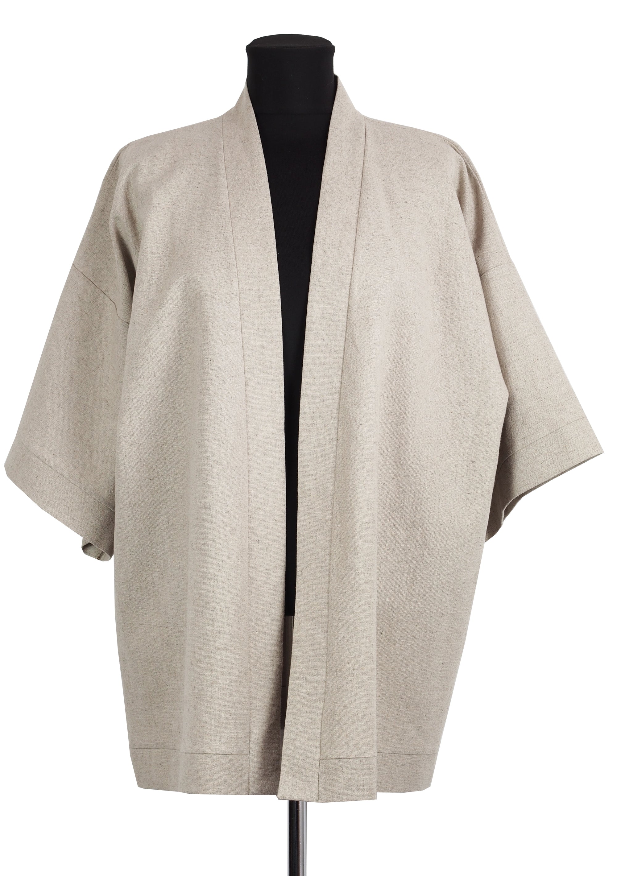 BEIGE LINEN KIMONO - CHRISTINA FISCHER