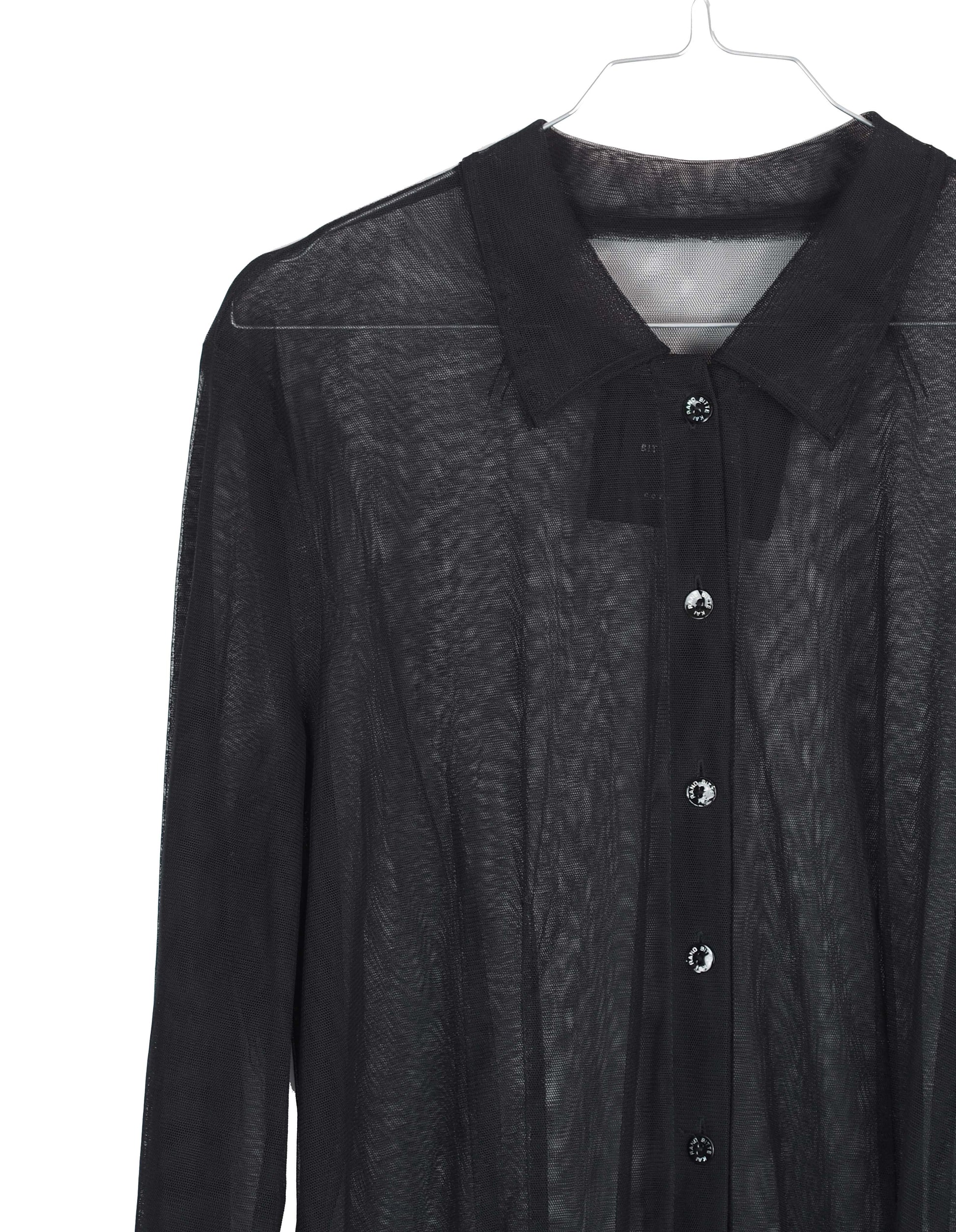 TRANSPARENT SHIRT DRESS - CHRISTINA FISCHER