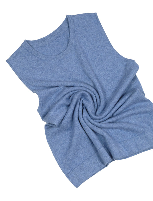CASHMERE SLIPOVER VEST