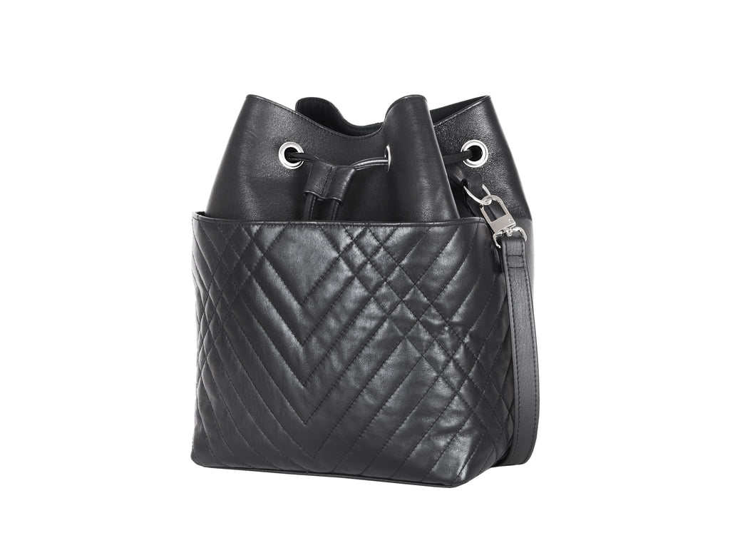 QUILTED BUCKET BAG - CHRISTINA FISCHER