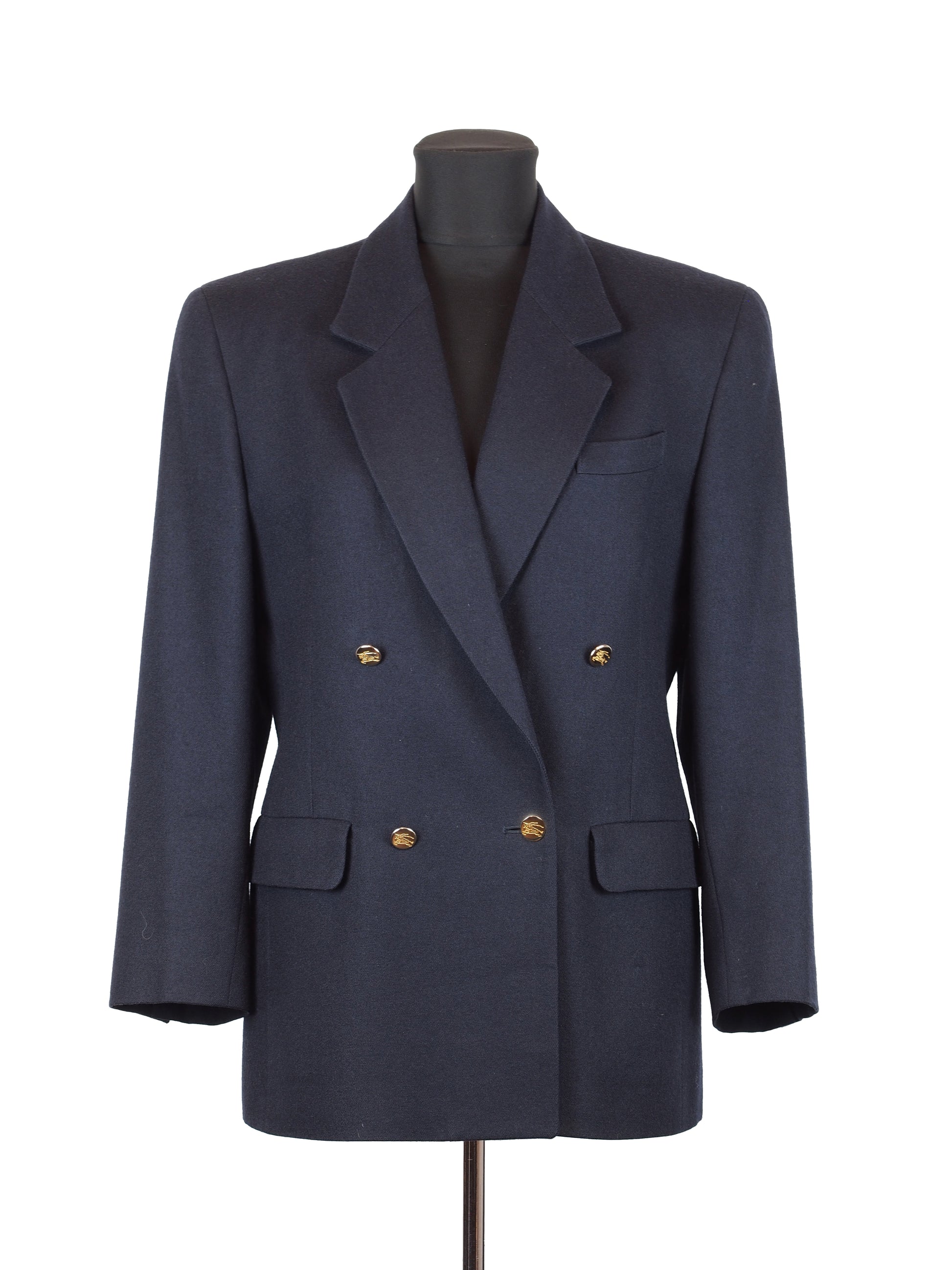 DOUBLE BREASTED BURBERRY BLAZER - CHRISTINA FISCHER
