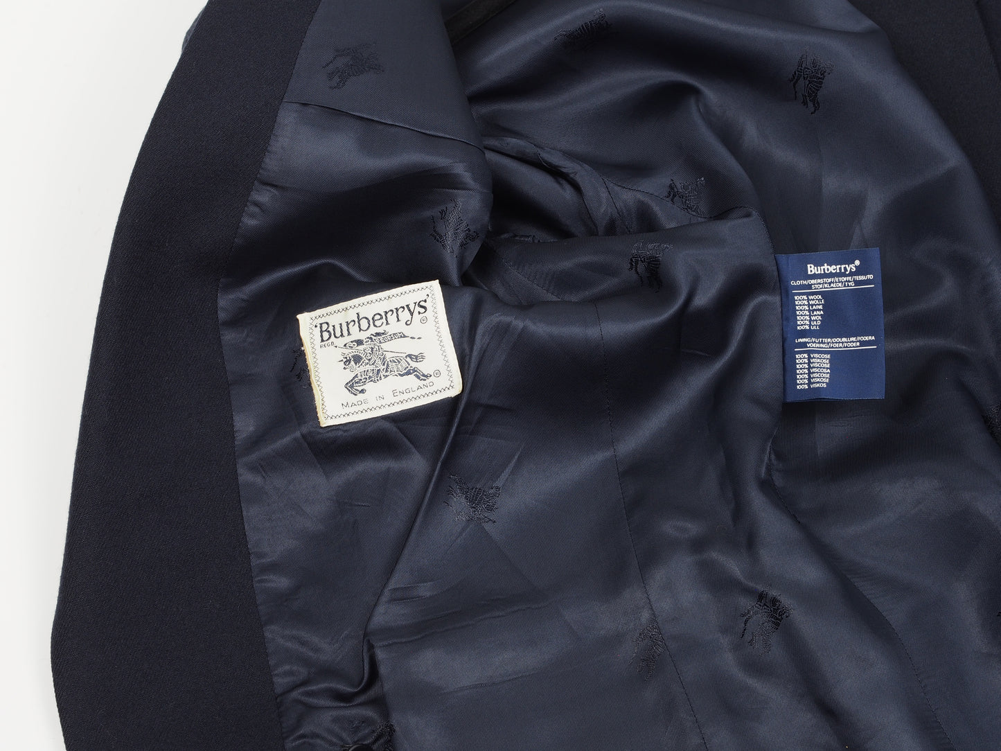 DOUBLE BREASTED BURBERRY BLAZER - CHRISTINA FISCHER