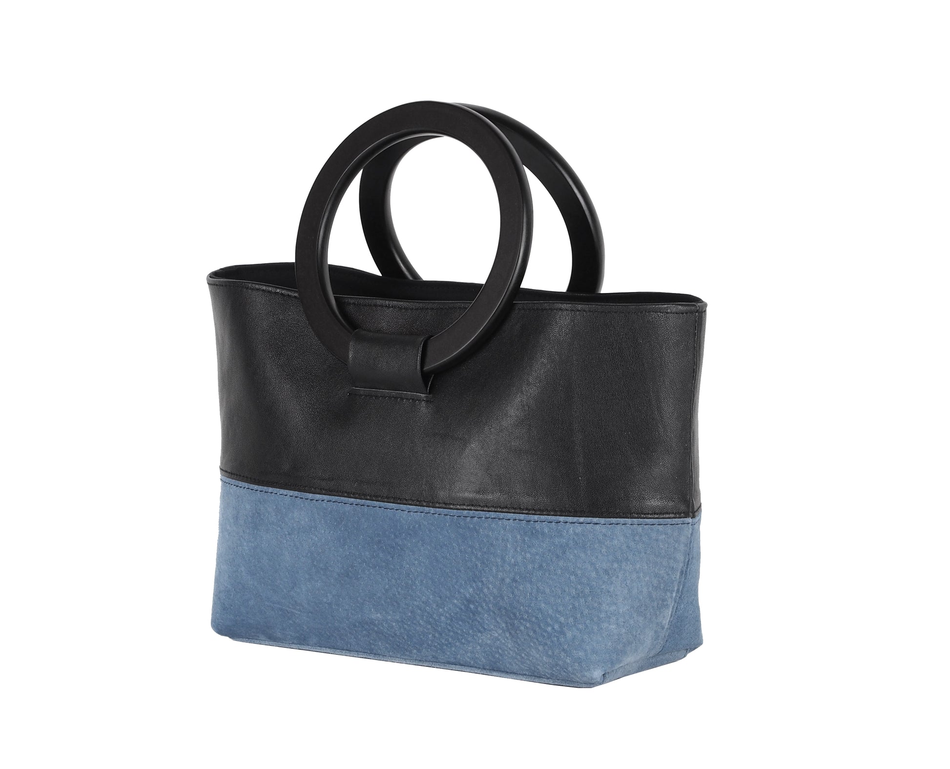 HANDBAG WITH ROUND HANDLES - CHRISTINA FISCHER
