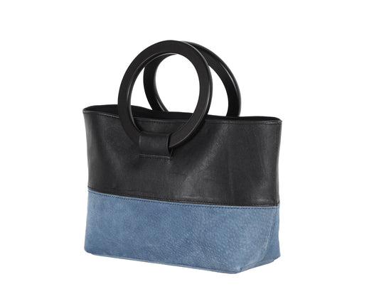 HANDBAG WITH ROUND HANDLES - CHRISTINA FISCHER
