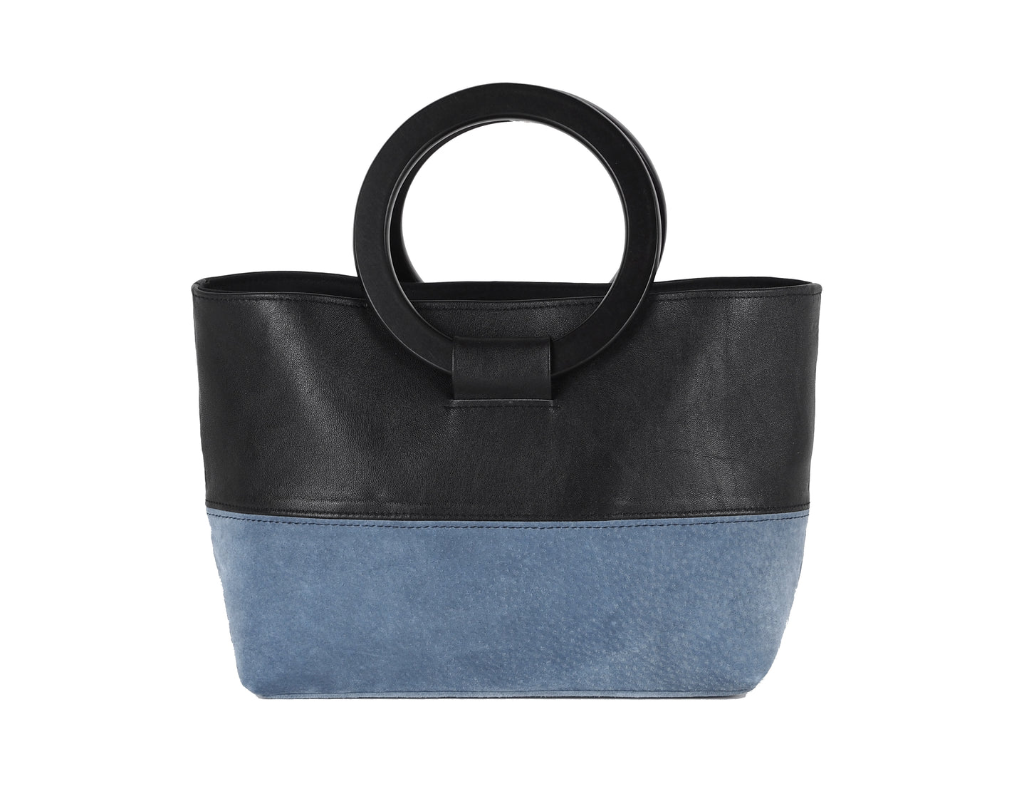 HANDBAG WITH ROUND HANDLES - CHRISTINA FISCHER