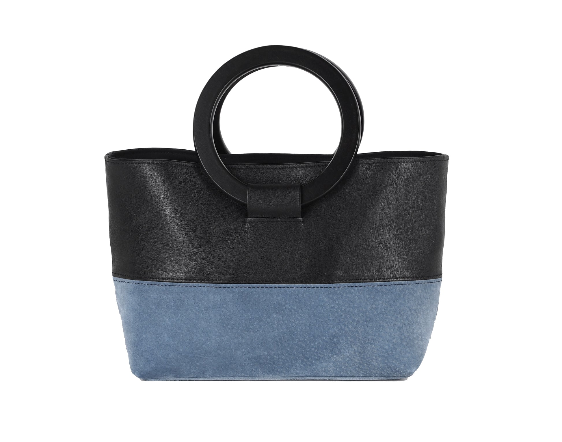 HANDBAG WITH ROUND HANDLES - CHRISTINA FISCHER