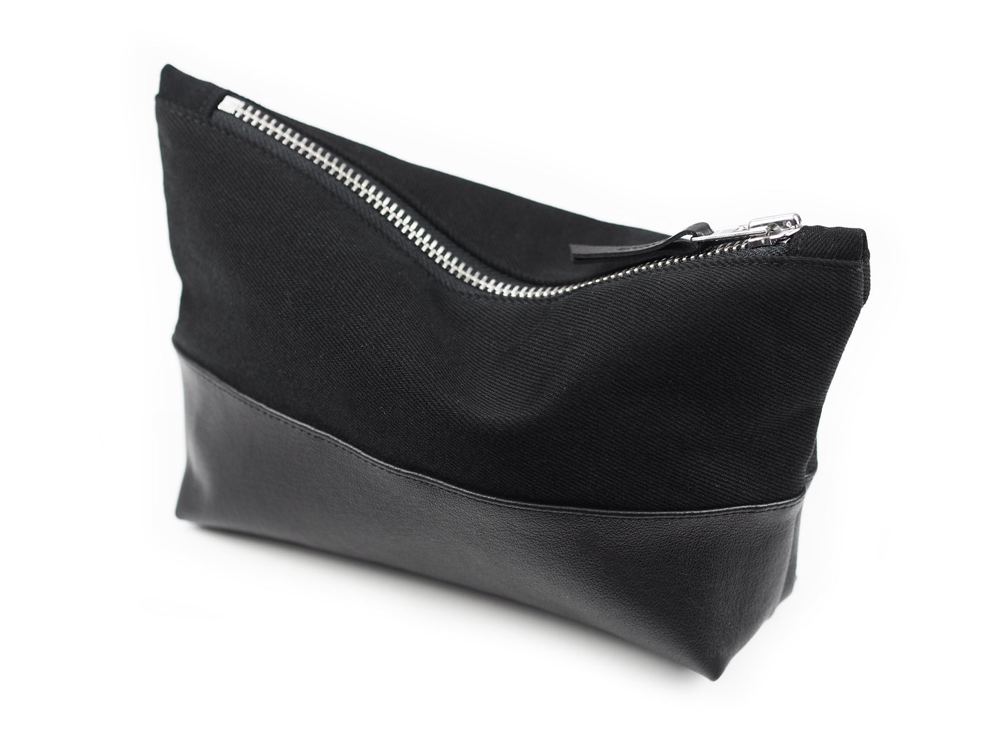 LEATHER / DENIM CLUTCH - CHRISTINA FISCHER