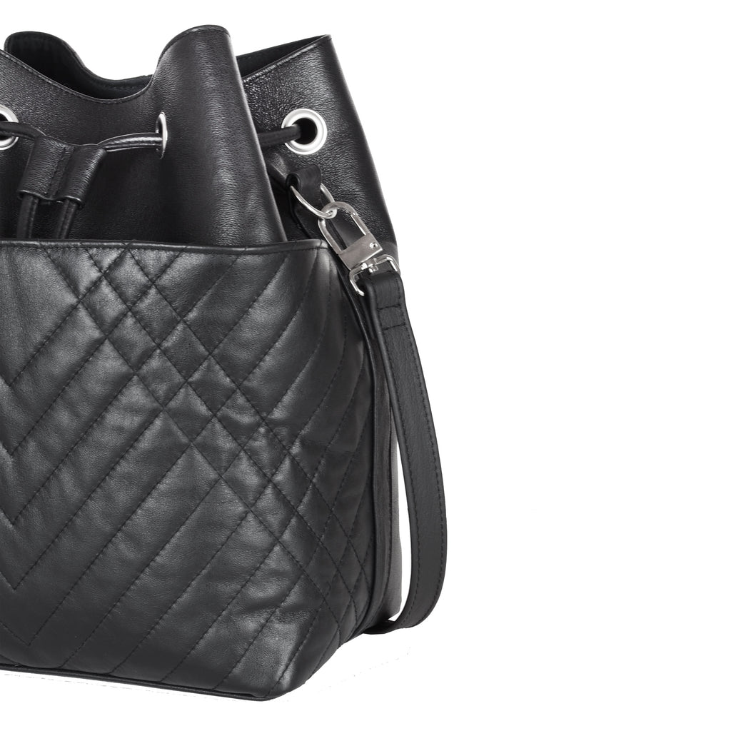 QUILTED BUCKET BAG - CHRISTINA FISCHER