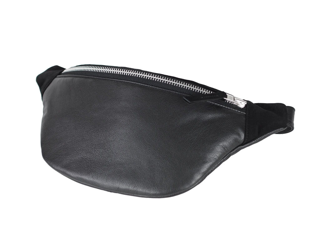 SIMPLE SUEDE AND LEATHER BUM BAG - CHRISTINA FISCHER