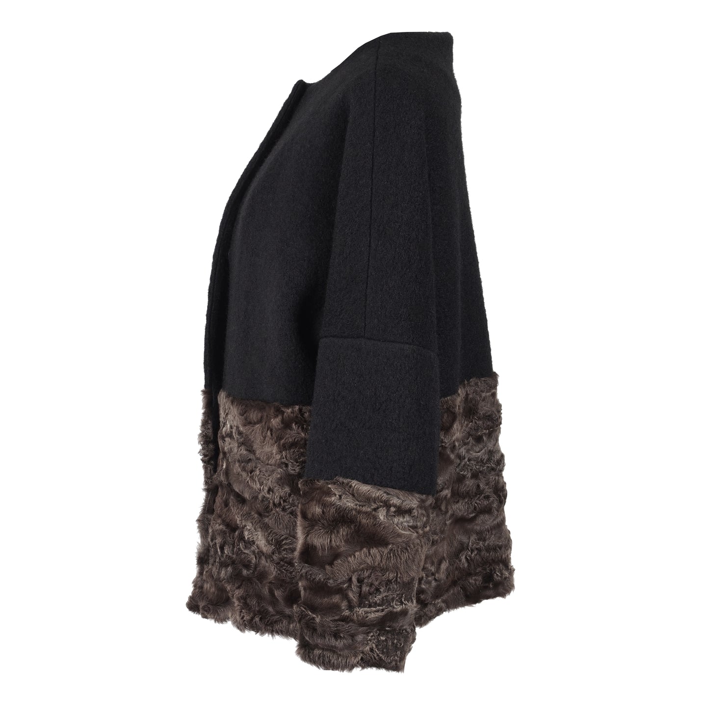 ONE OF A KIND WOOL / FUR JACKET