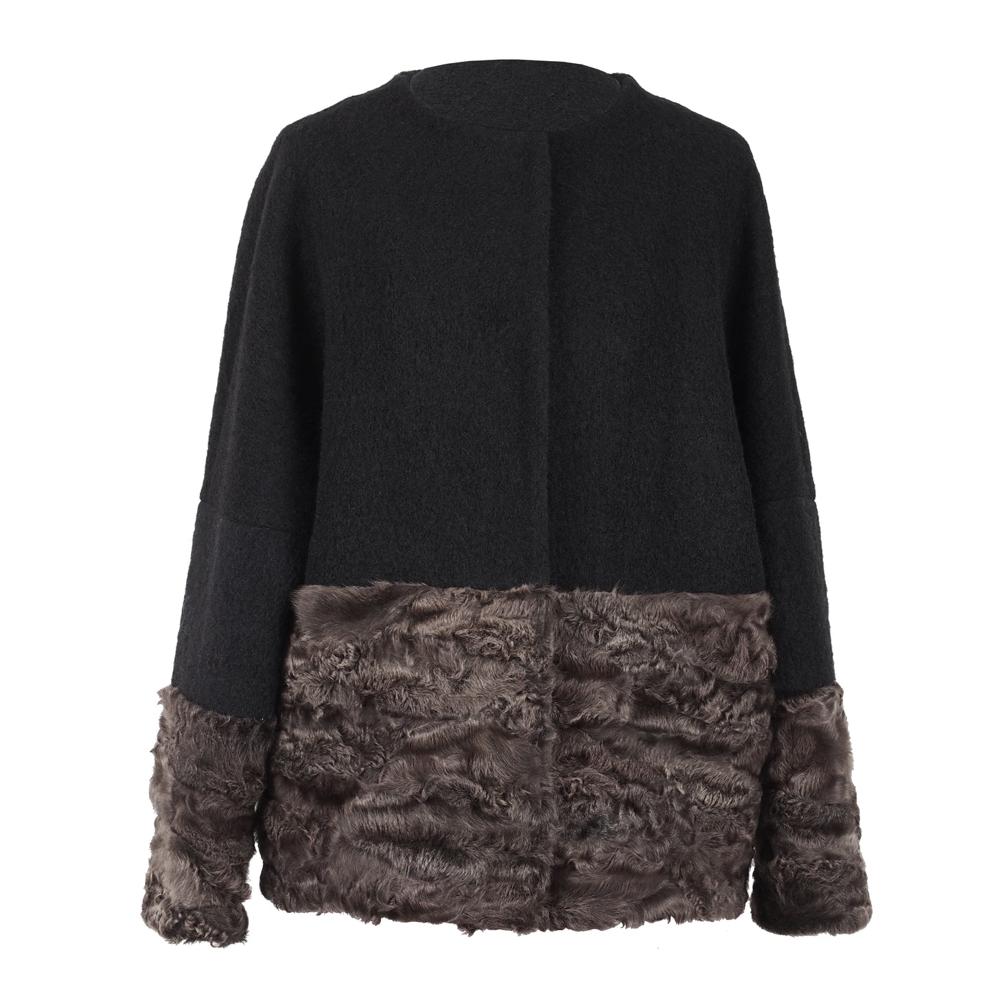 ONE OF A KIND WOOL / FUR JACKET