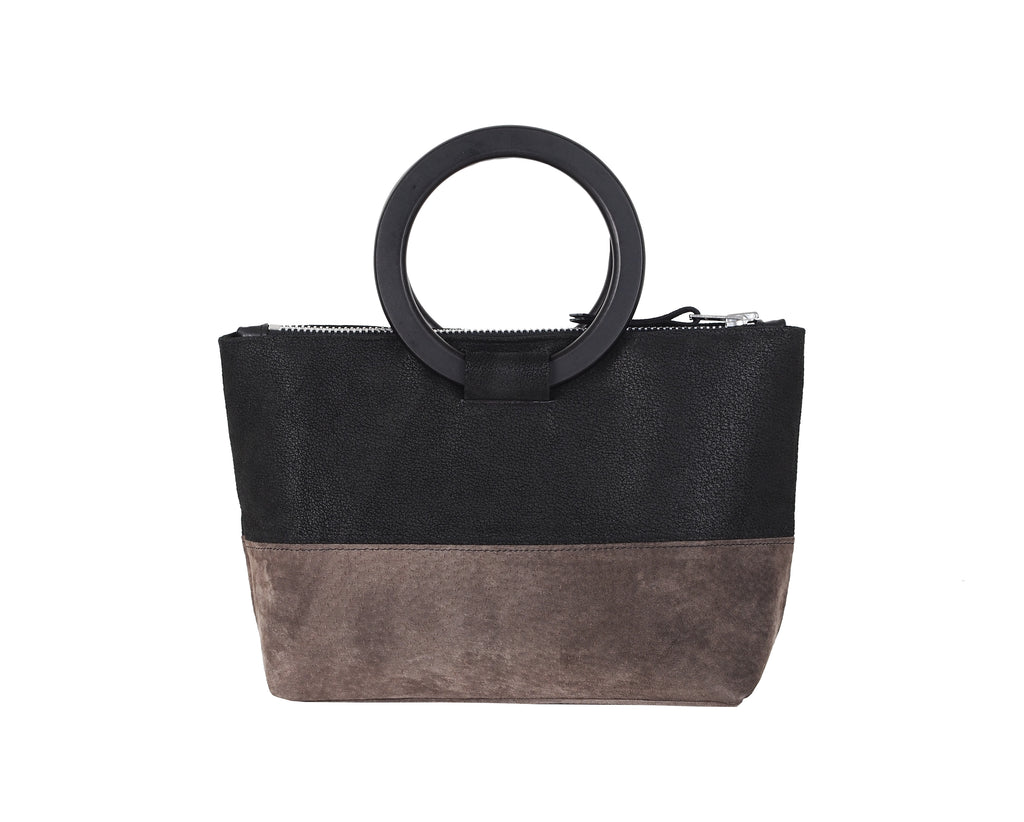 HANDBAG WITH ROUND HANDLES