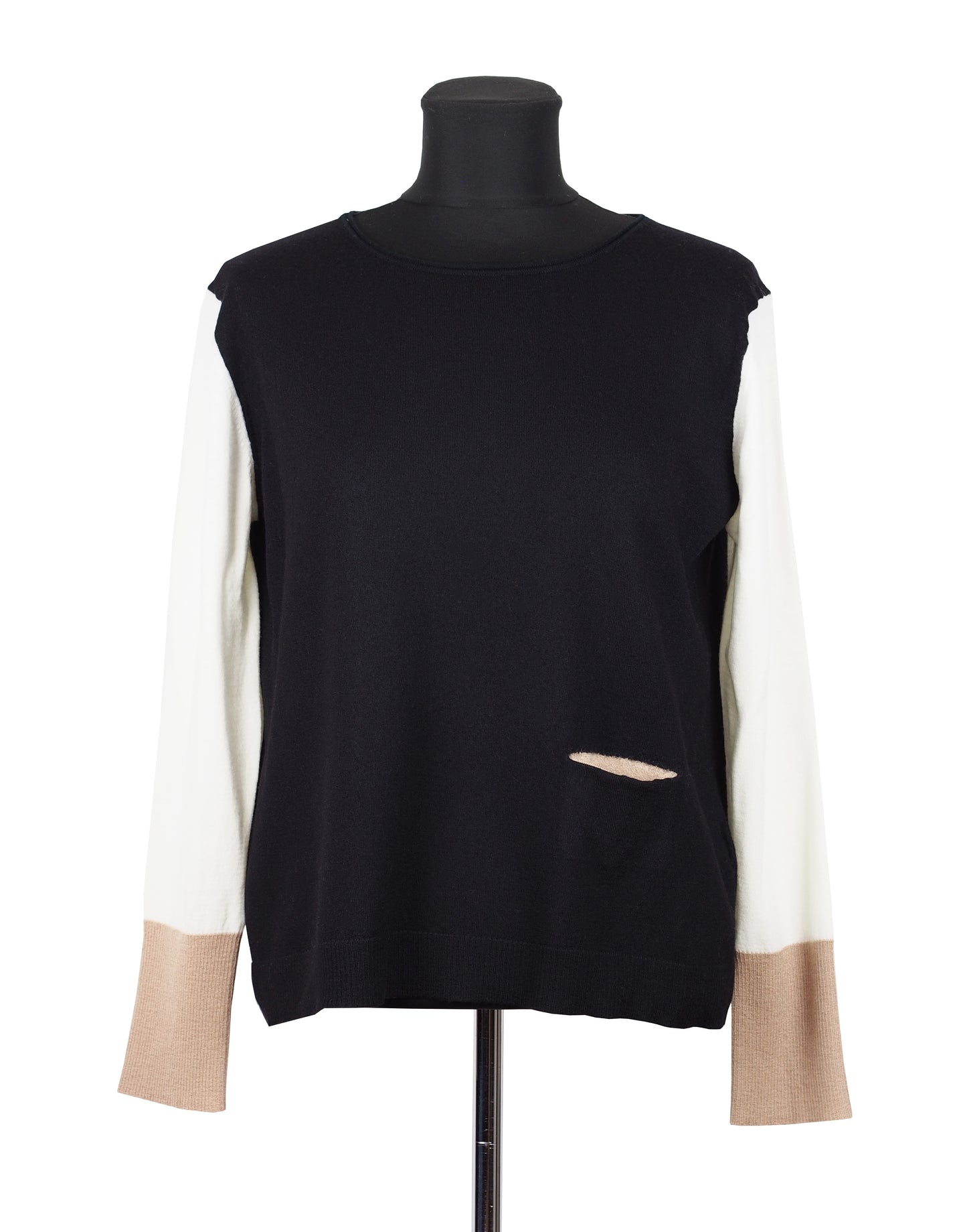 COLORBLOCK WOOL SWEATER