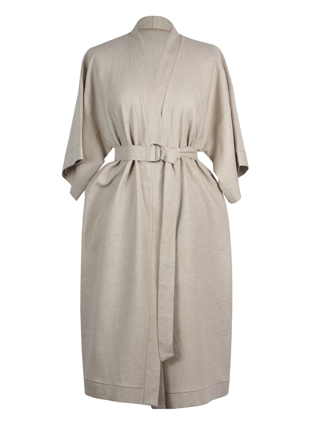 BEIGE LINEN KIMONO - CHRISTINA FISCHER