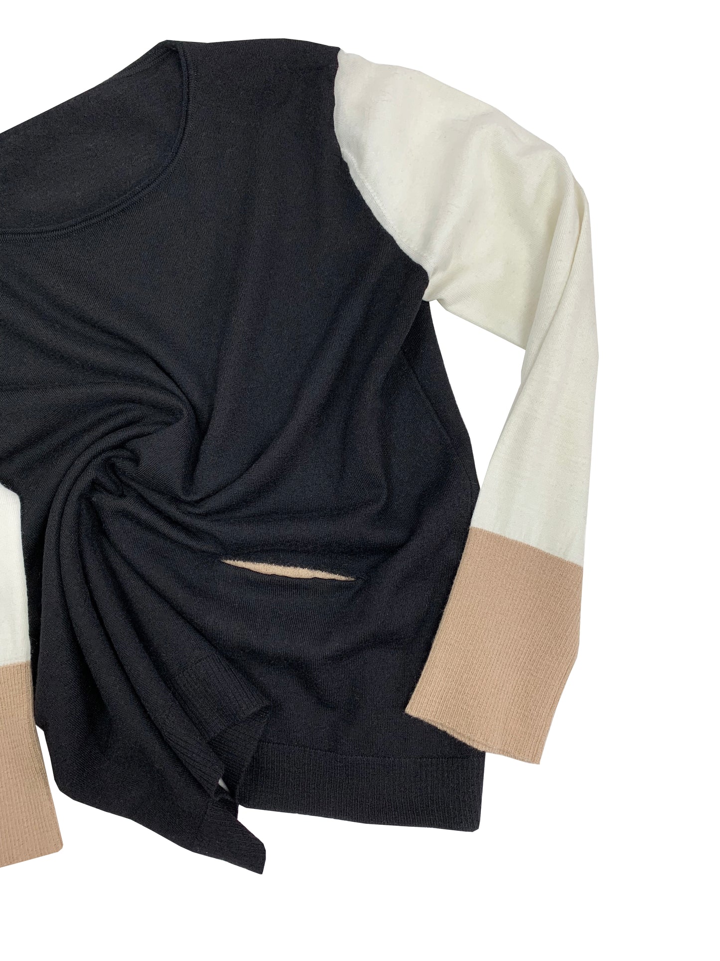 COLORBLOCK WOOL SWEATER