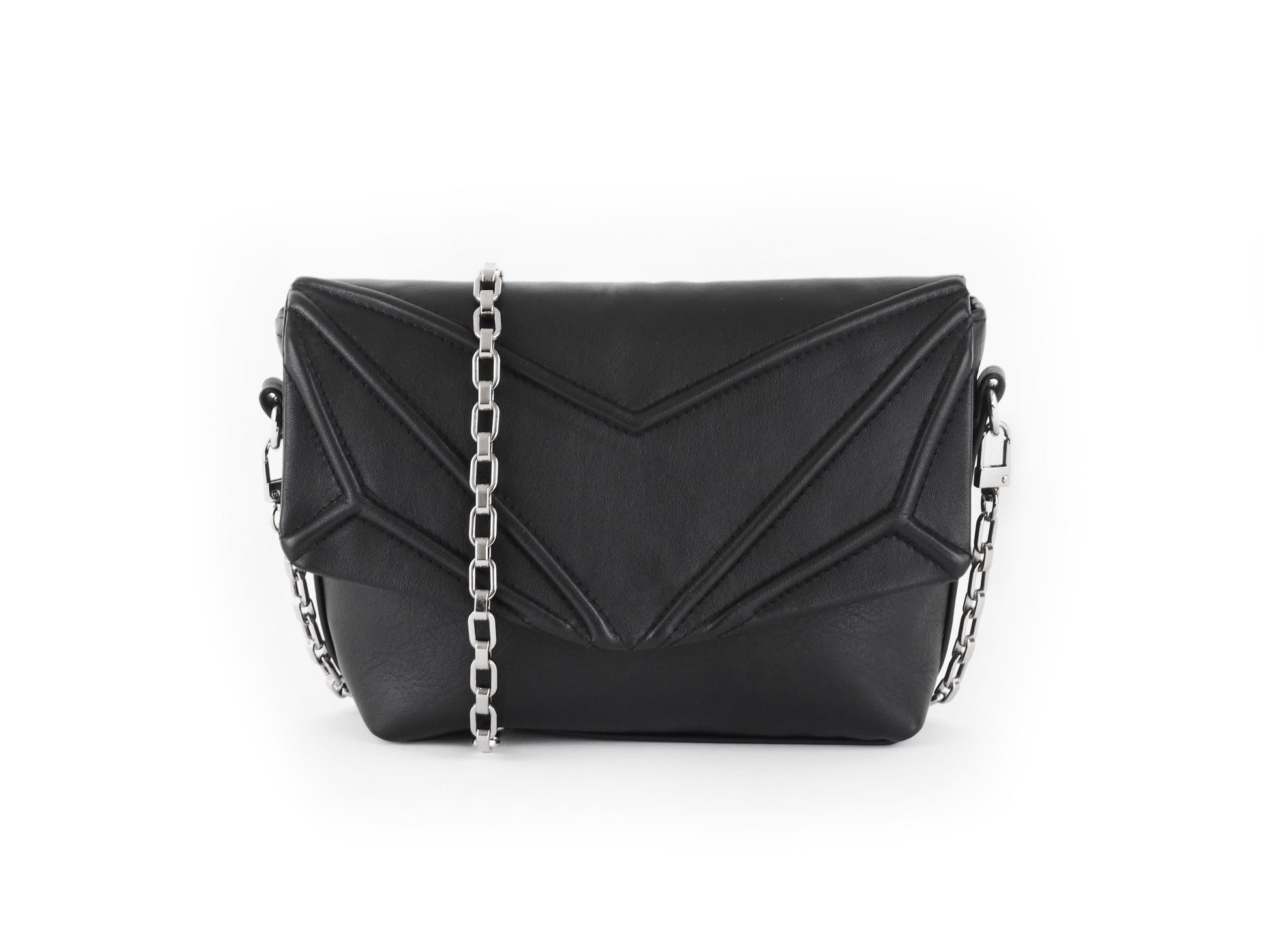 Graphic Flap Bag Quilted Calfskin Mini